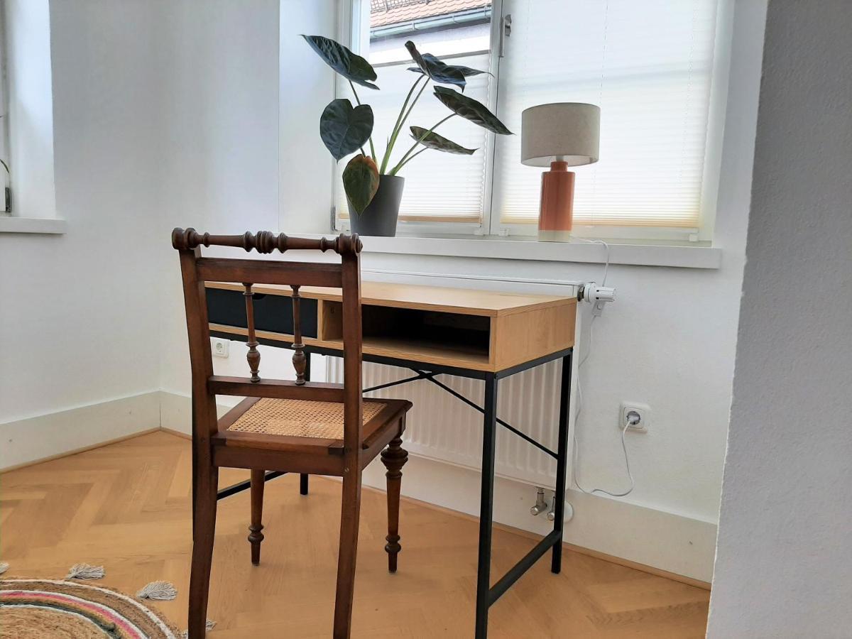 Apartment 4-6 Personen I 80Qm I Altstadt I Dachterasse I Parkplatz シュトラウビング エクステリア 写真